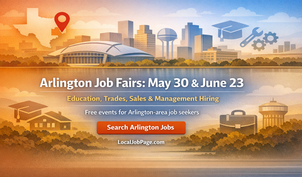 2 Arlington Job Fairs Hiring Educators and Pros June 2026